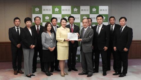 予算要望区長へ提出